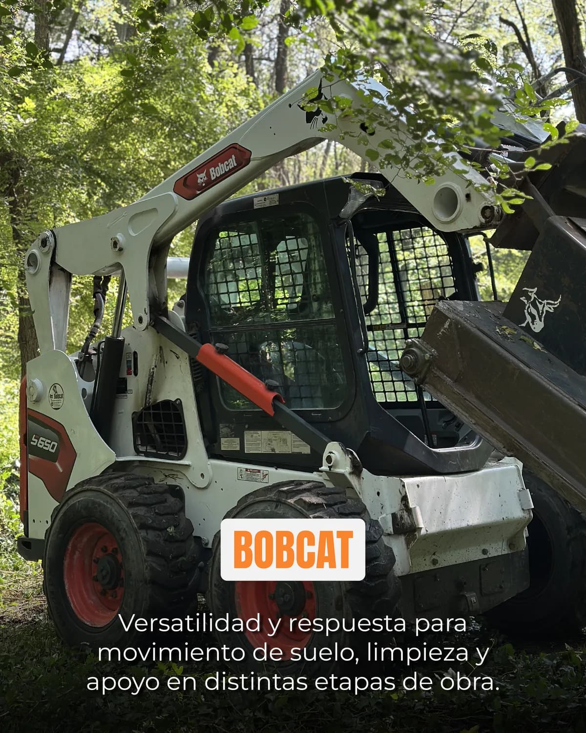 Retroexcavadora sobre orugas