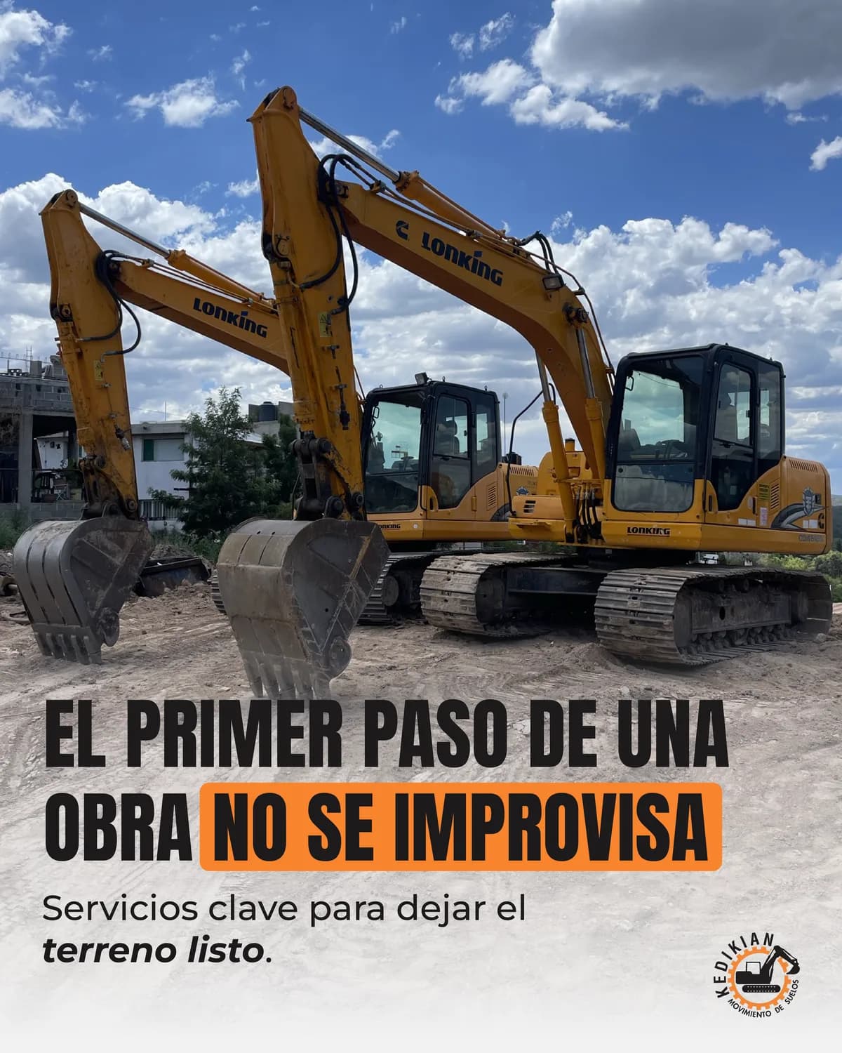El primer paso de una obra no se improvisa
