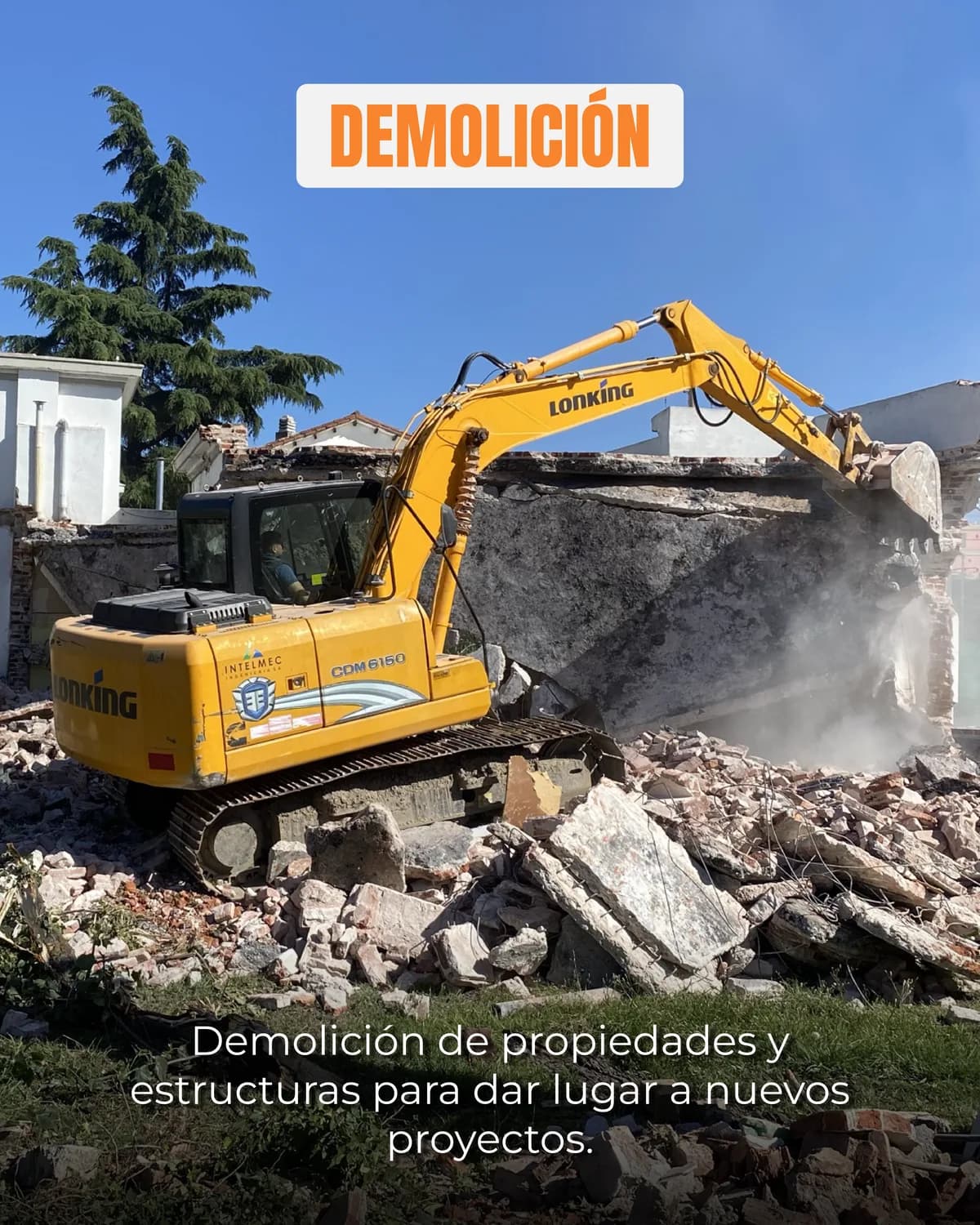 Demolición de propiedades y estructuras